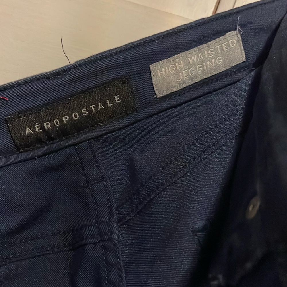 Aeropostale Cropped Black Jeggings - Size 00 Short